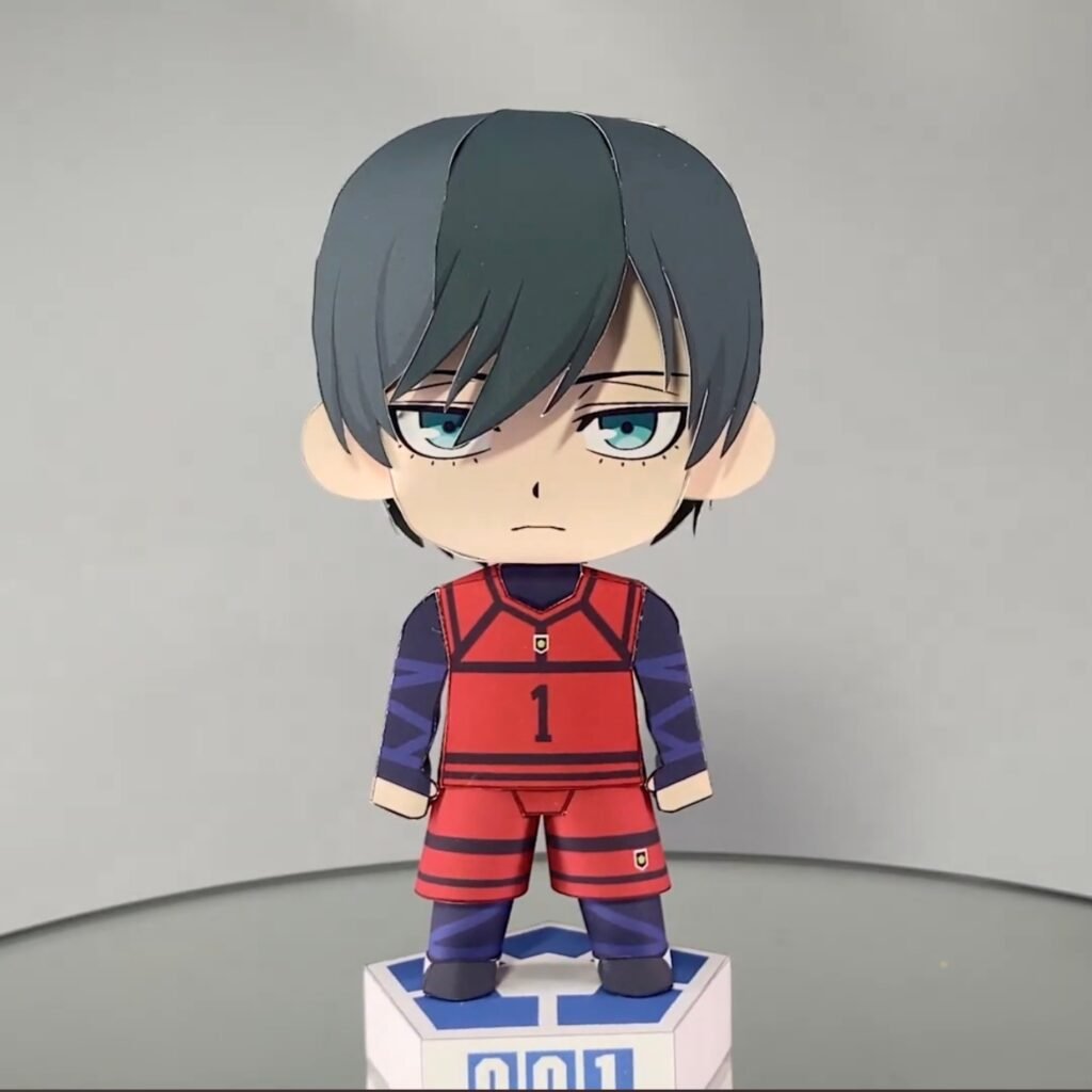 Rin Itoshi – Printable Paper 3D Figure - Cute Paper